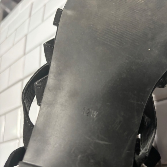 Torrid‎ Black Ankle Wrap Gladiator Sandal 12W - Picture 8 of 10